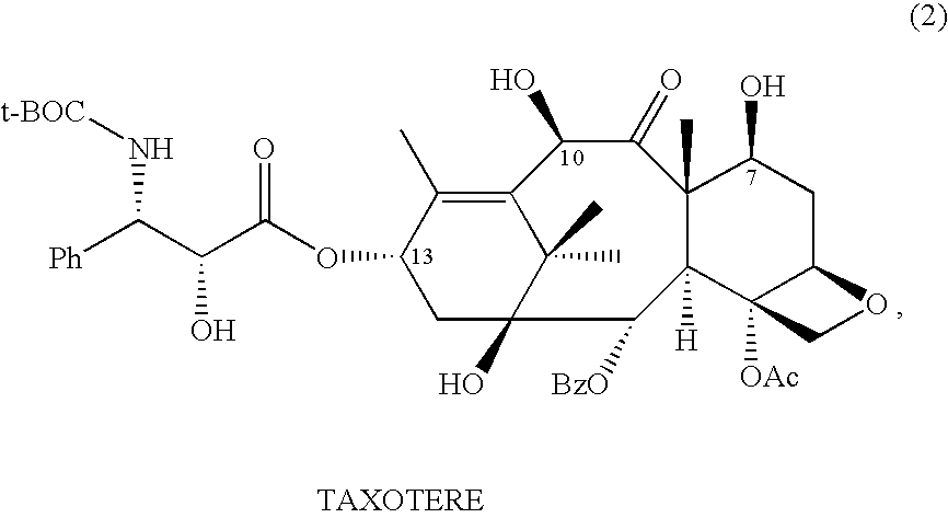 Semi-synthesis of taxane intermediates from a mixture of taxanes