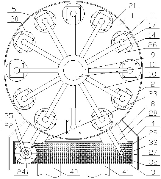 Tire thermocuring flow production line