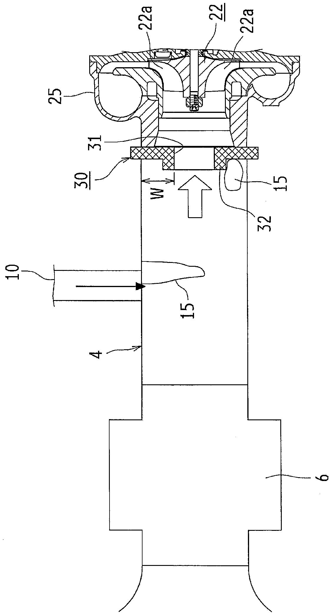 Air intake structure for internal combustion engine