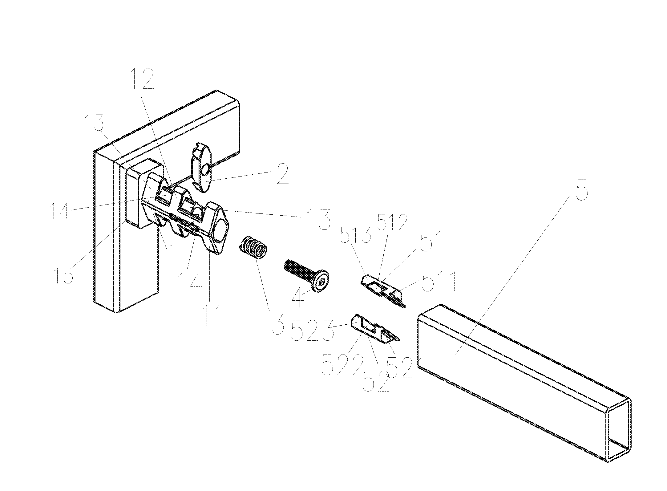 Lock fixing mechanism with quick assembly and disassembly and a booth applied with the mechanism