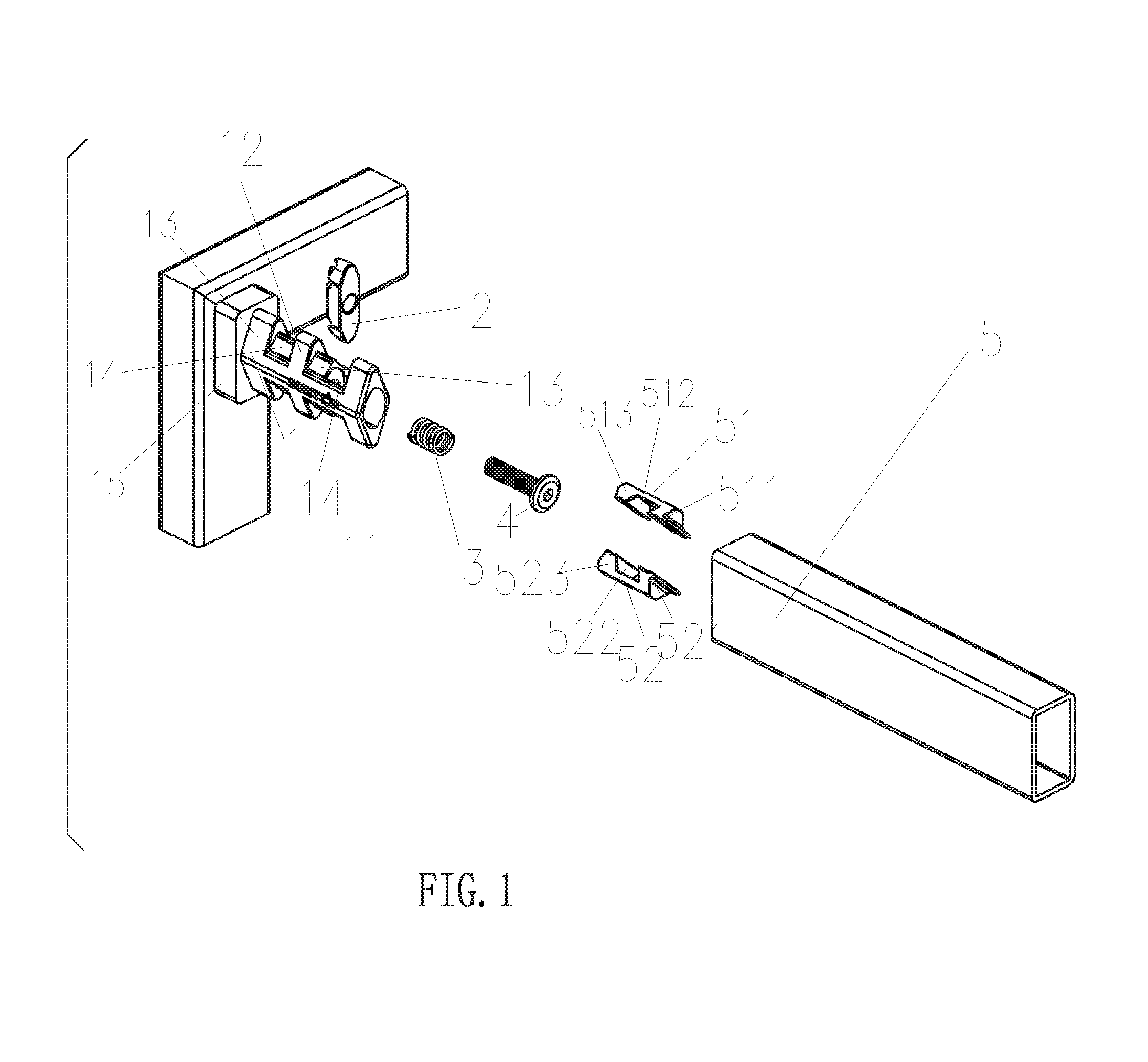 Lock fixing mechanism with quick assembly and disassembly and a booth applied with the mechanism