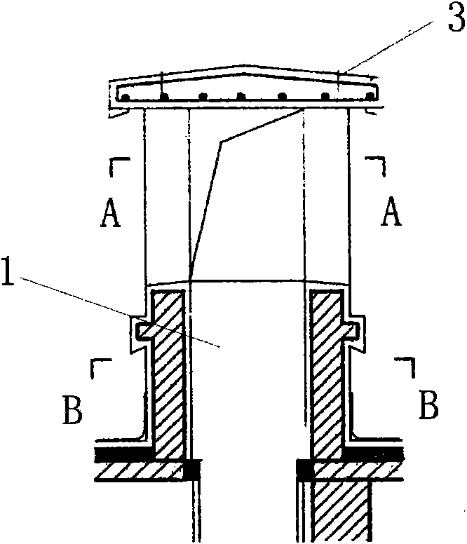 Polymer composite fireproof-type dry powder mortar smoke exhaust duct and preparation method of base material thereof