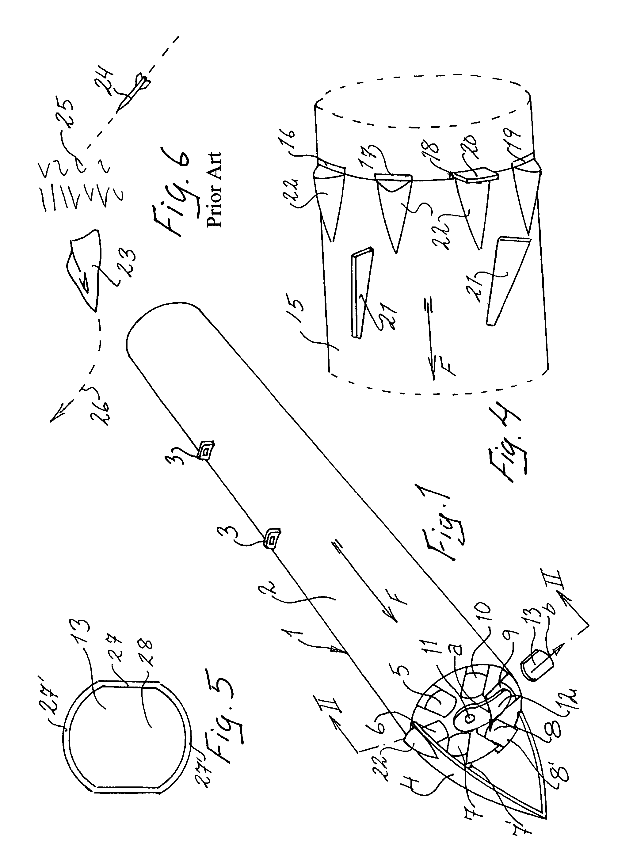 Dispenser for discharging countermeasures and method therefore