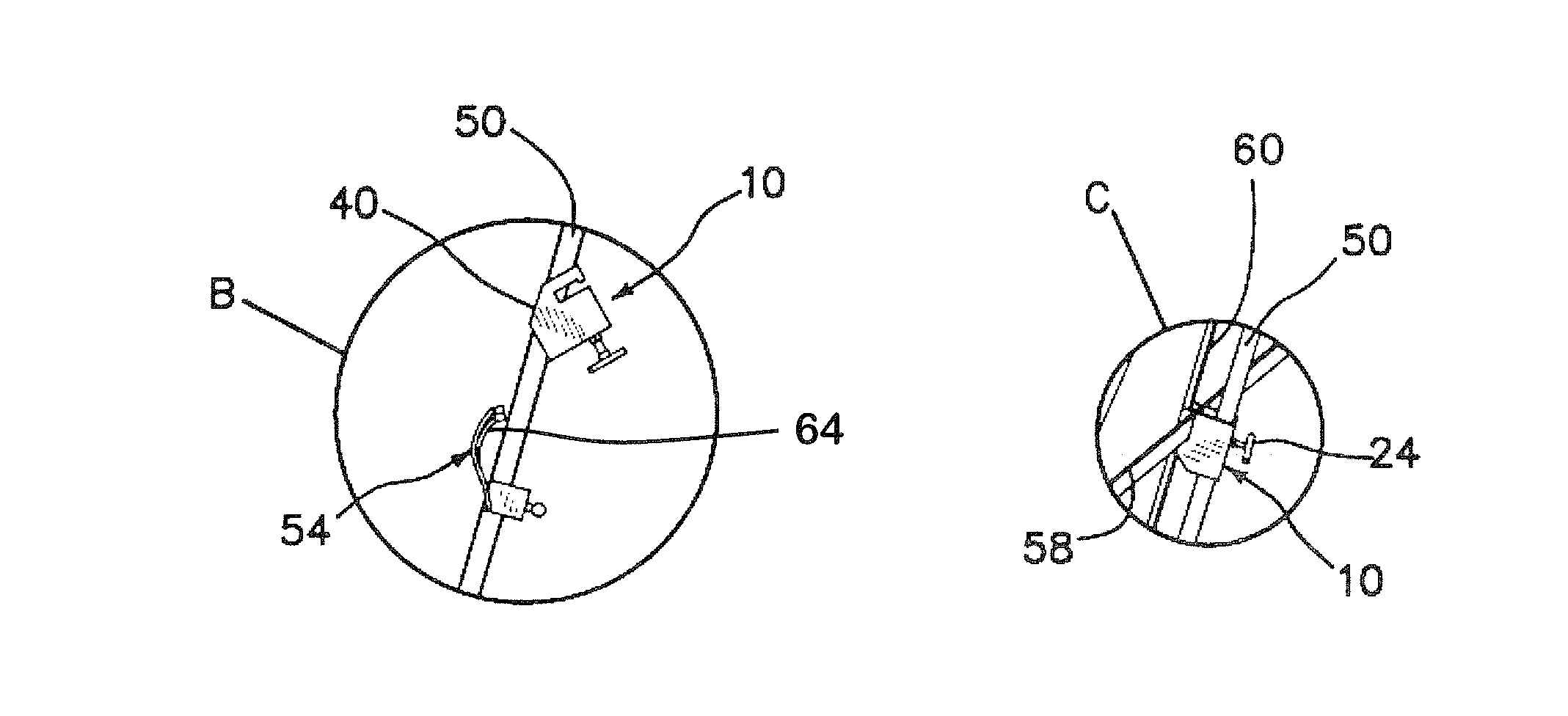 Roll-up sign mounting bracket