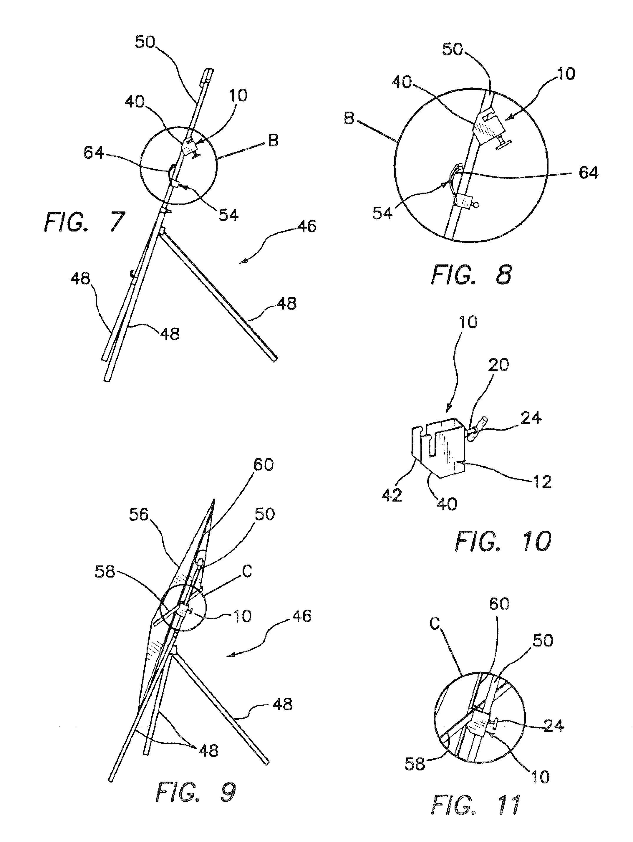 Roll-up sign mounting bracket