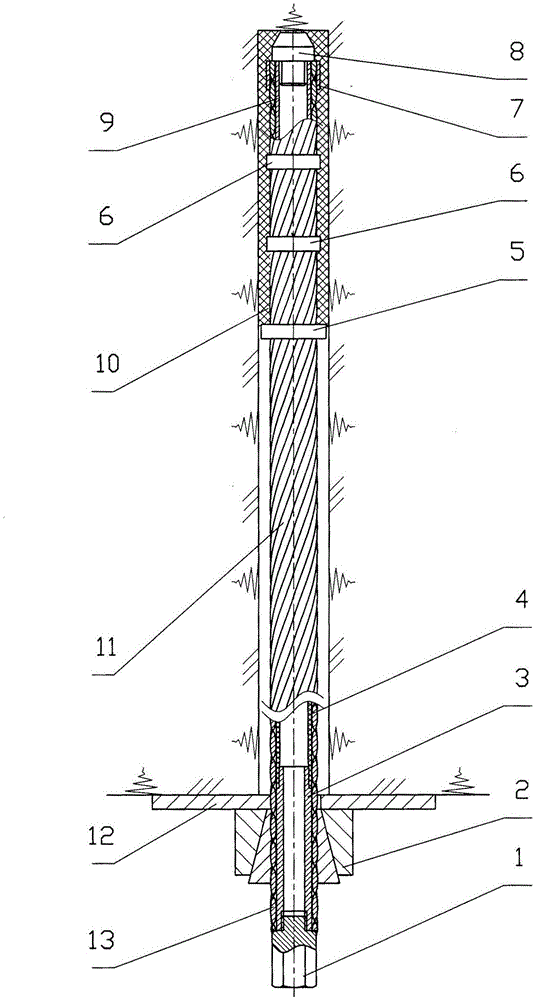 Large-diameter anchor cable for mine