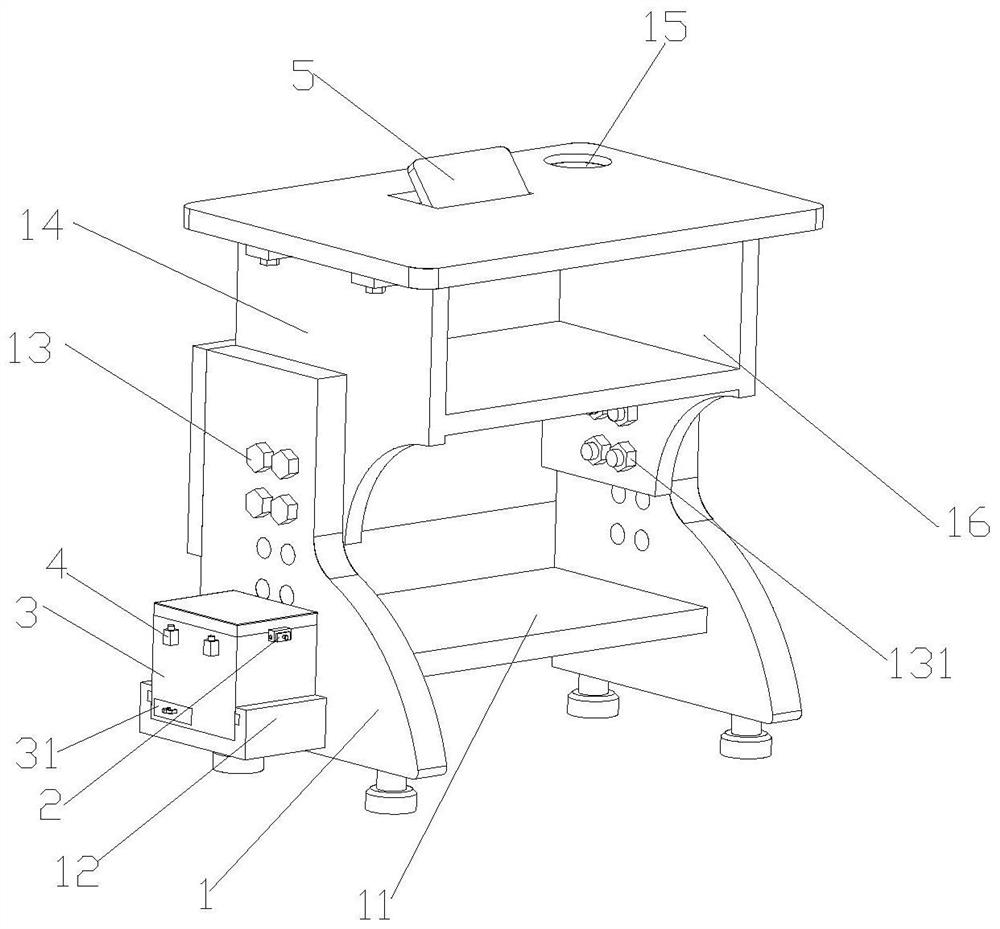 Student desk with garbage classification function