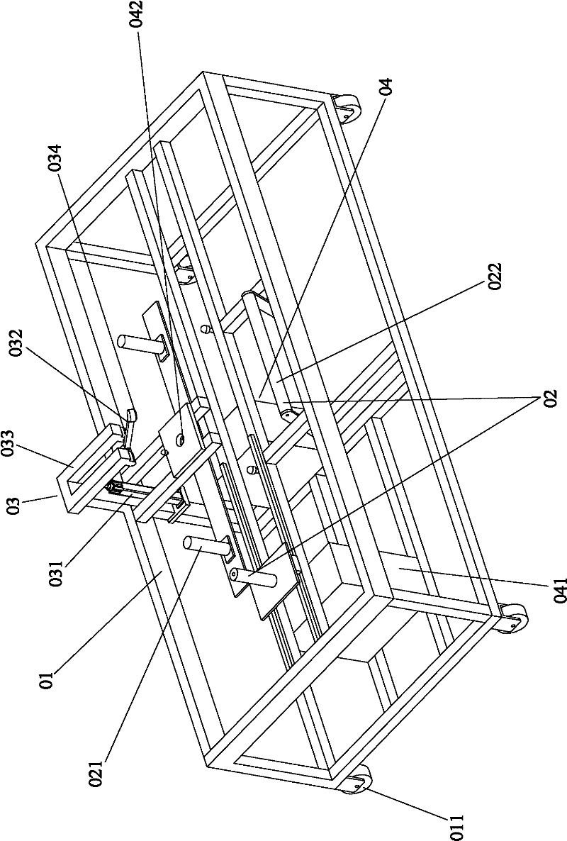 Device and method for installing automobile glass rearview mirror seat and bracket
