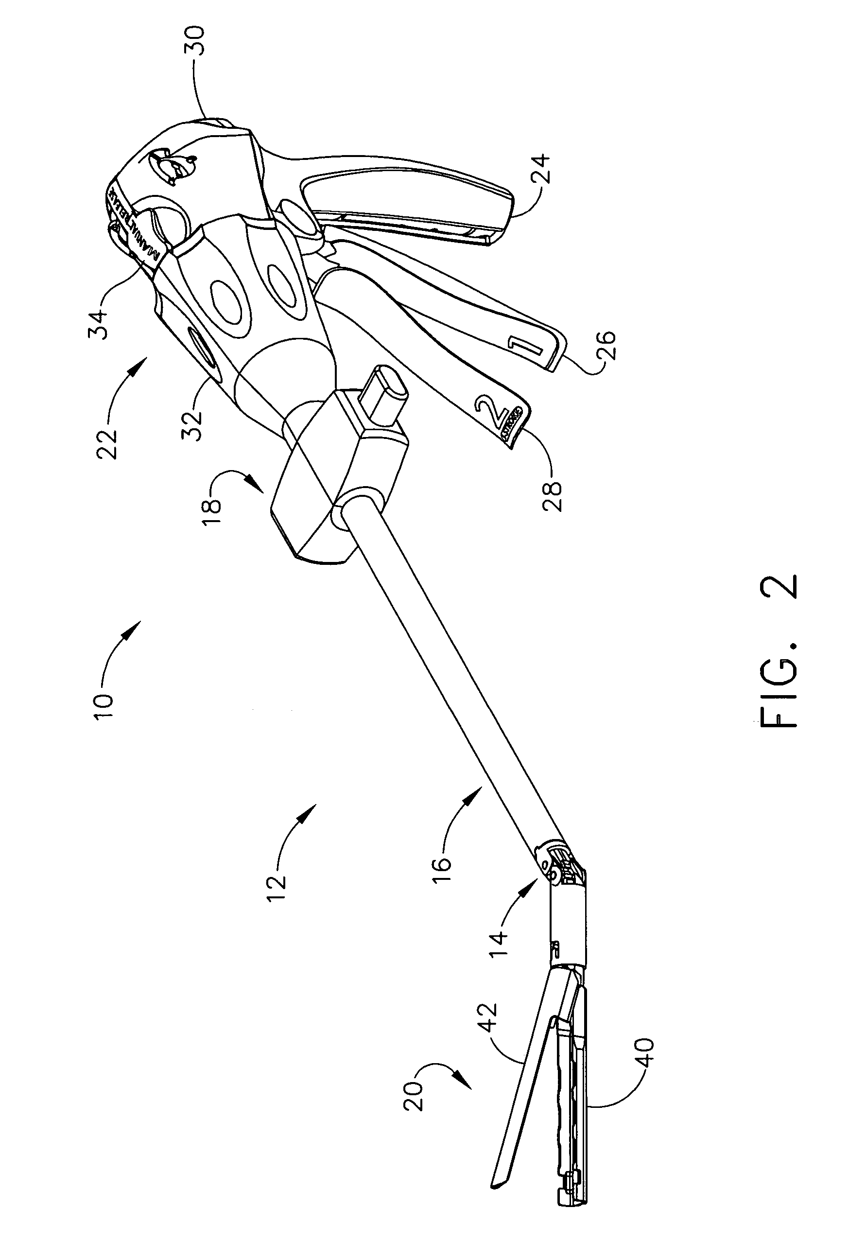 Surgical instrument with articulating shaft with rigid firing bar supports