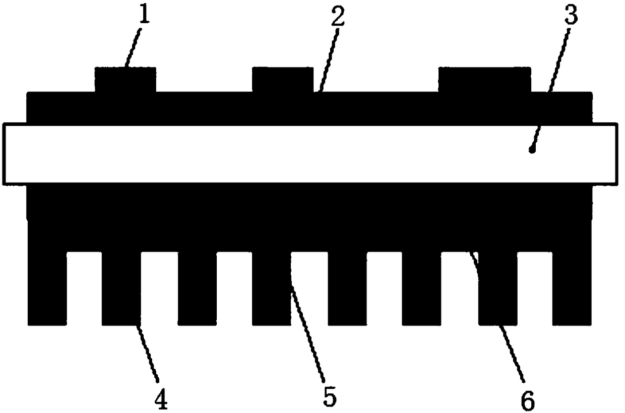 Method for grinding back surface of DBC substrate