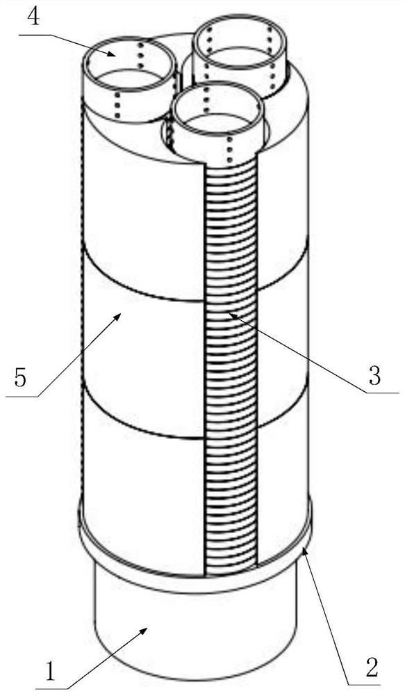 A kind of multi-material column CVI furnace and aircraft brake disc manufacturing method