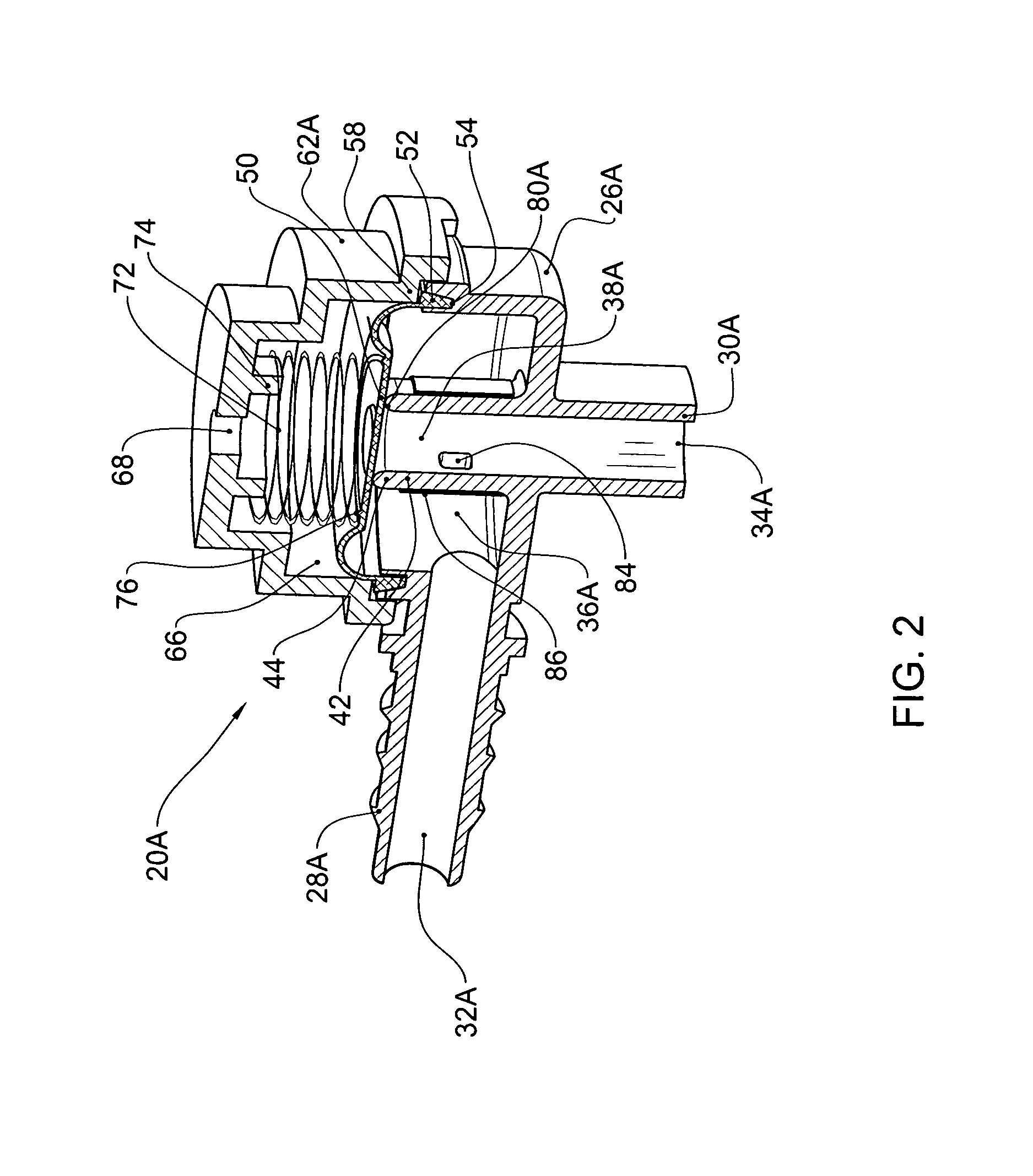 Vapor recovery control valve