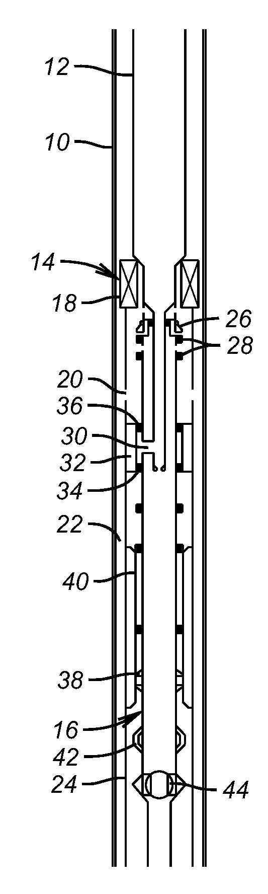 Fracturing and gravel packing tool with upper annulus isolation in a reverse position without closing a wash pipe valve