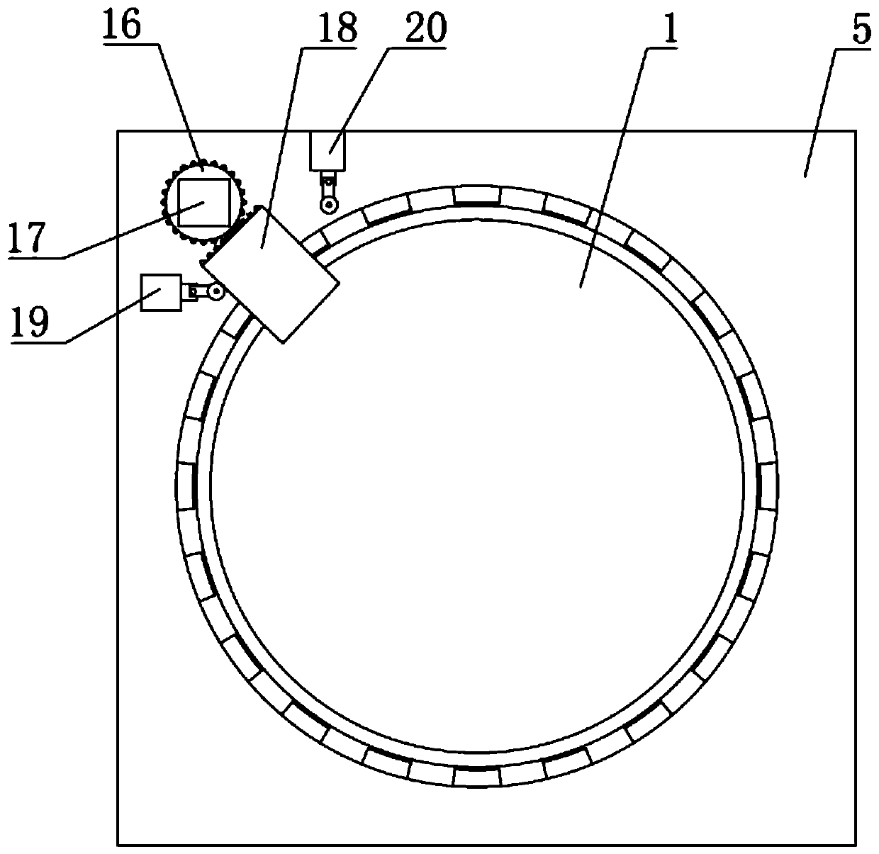 Intelligent control device for concrete product high-pressure autoclave