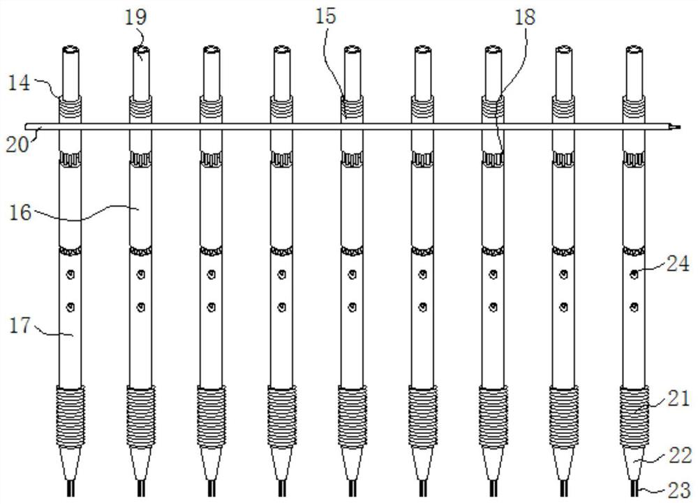 A high-precision washing head