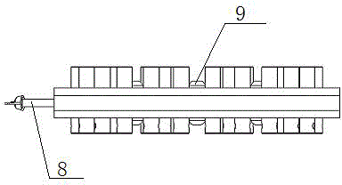 Vacuum ion plating three-axis uniform speed continuous rotation coating device