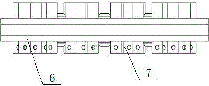 Vacuum ion plating three-axis uniform speed continuous rotation coating device