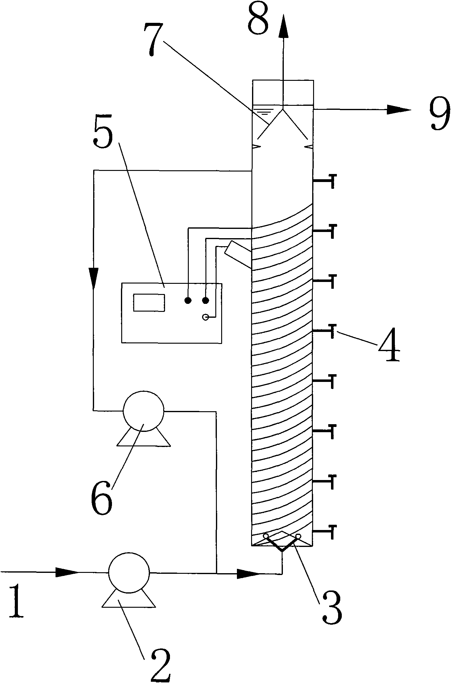 Method for using anaerobic co-metabolism to process wastewater of coal chemical industry