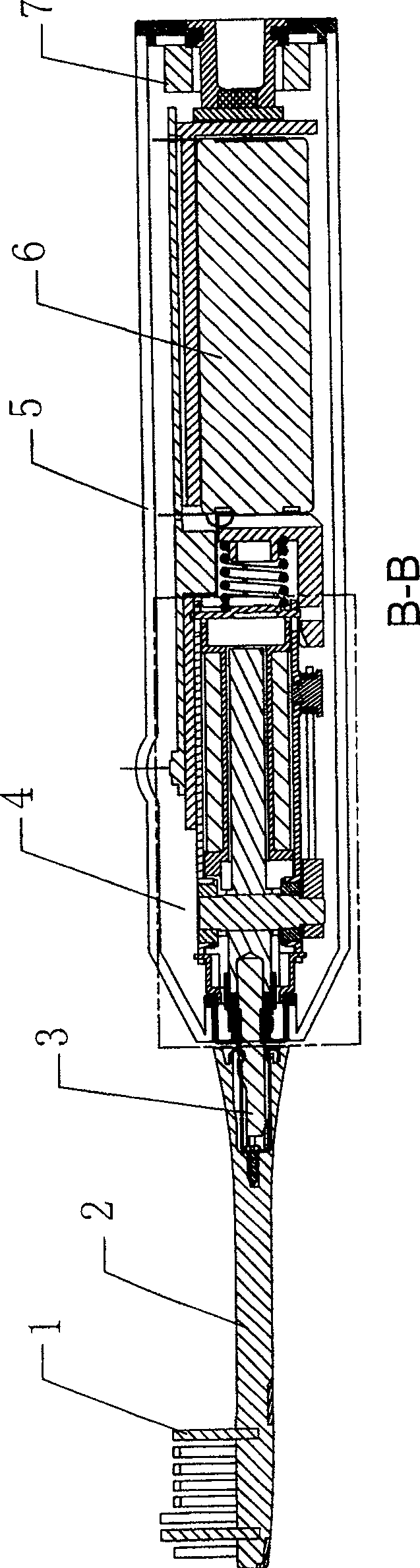 Sound wave toothbrush and its rotation axle electric machine