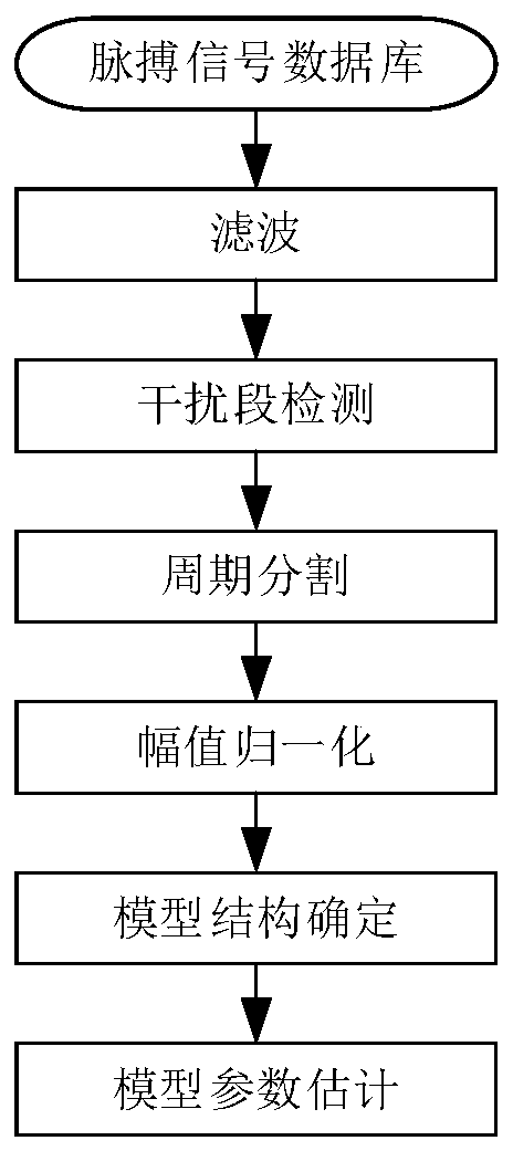 System for judging age and health status and identifying malignant arrhythmia by pulse signal time-space domain combination model