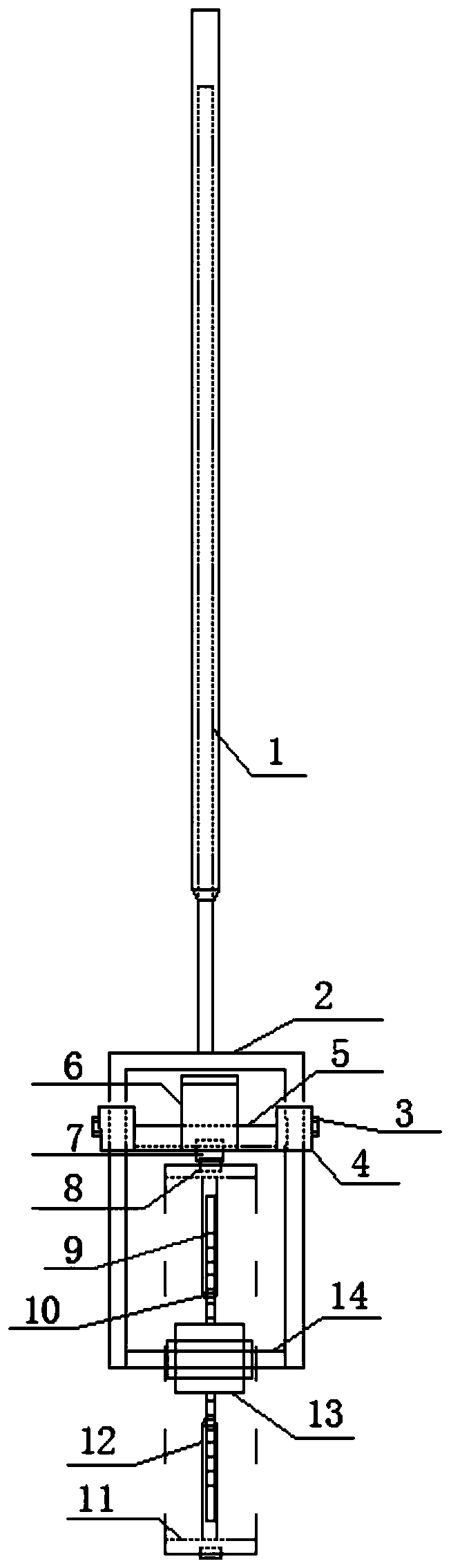 Adjustable steel bar positioning and point distributing device
