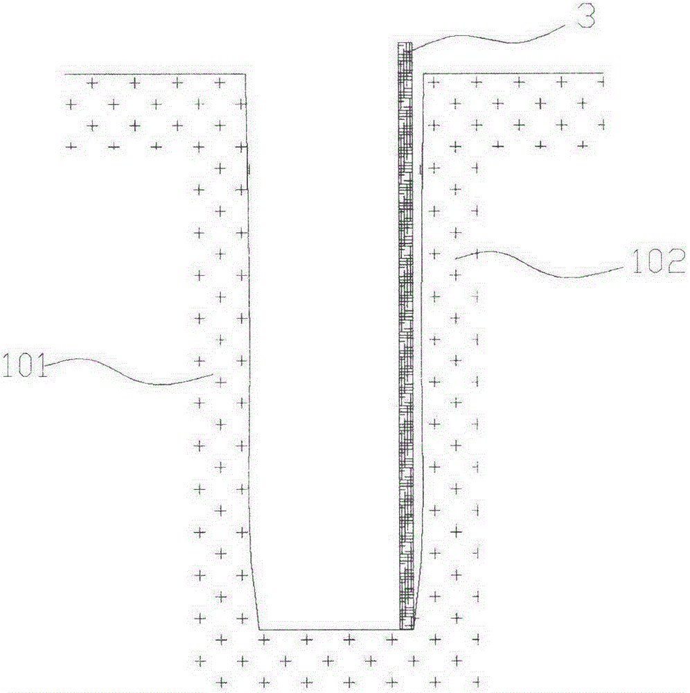 Concrete moulding bed structure and pouring method