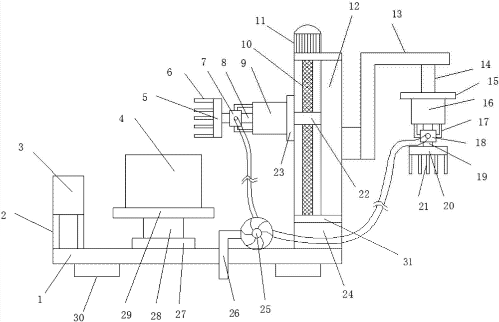 Cleaning device for electrical equipment maintenance