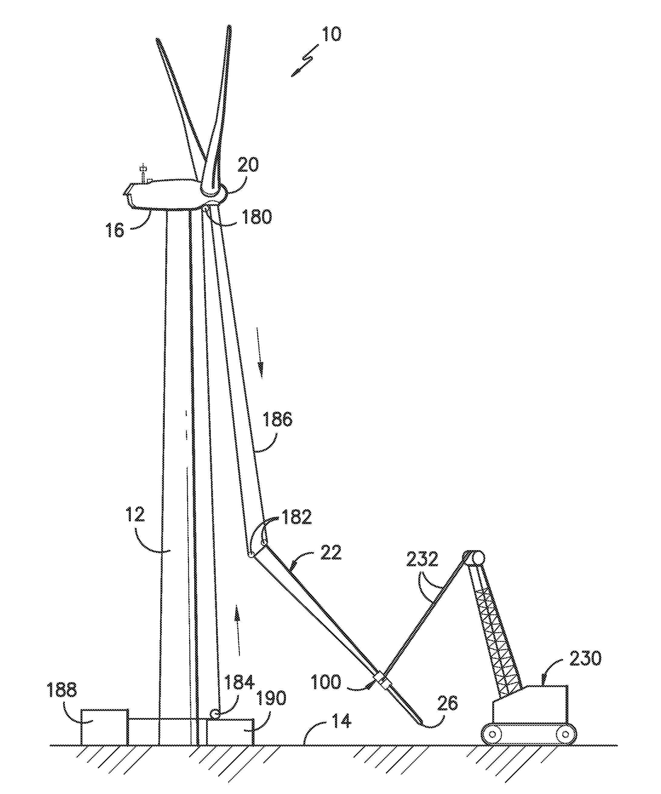 Methods and systems for removing and/or installing wind turbine rotor blades