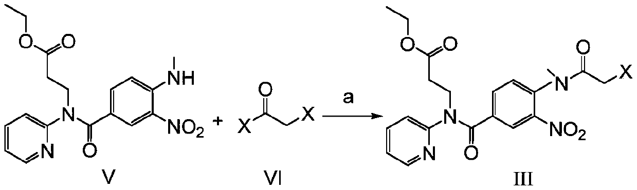 Preparation method of dabigatran intermediate