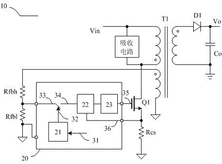 Proportional timing sampling circuit and switch power source using same