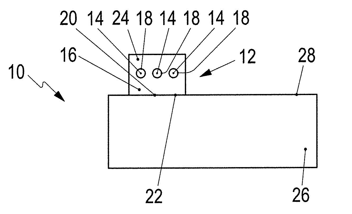 Electric connecting module for a motor vehicle