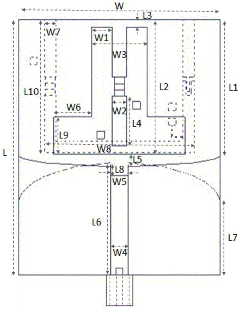 Ultra-wideband antenna with adjustable double notches based on varactors