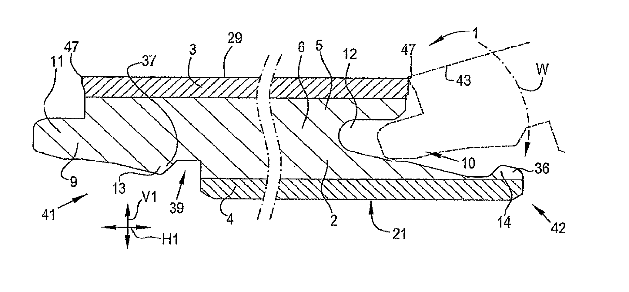 Floor Covering, Floor Element and Method for Manufacturing Floor Elements