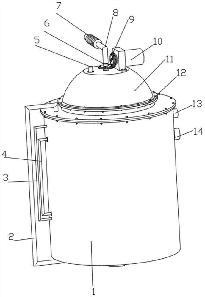 Monopotassium phosphate crystal growth tank