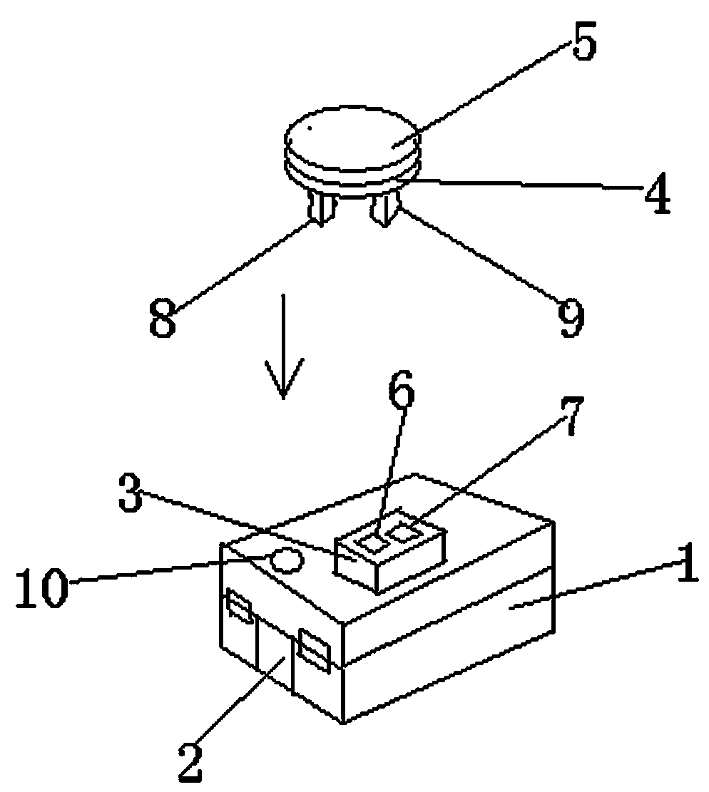 Laptop with land area measurement device