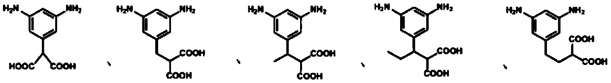 Polyimide fiber with multi-block structure and preparation method and application thereof