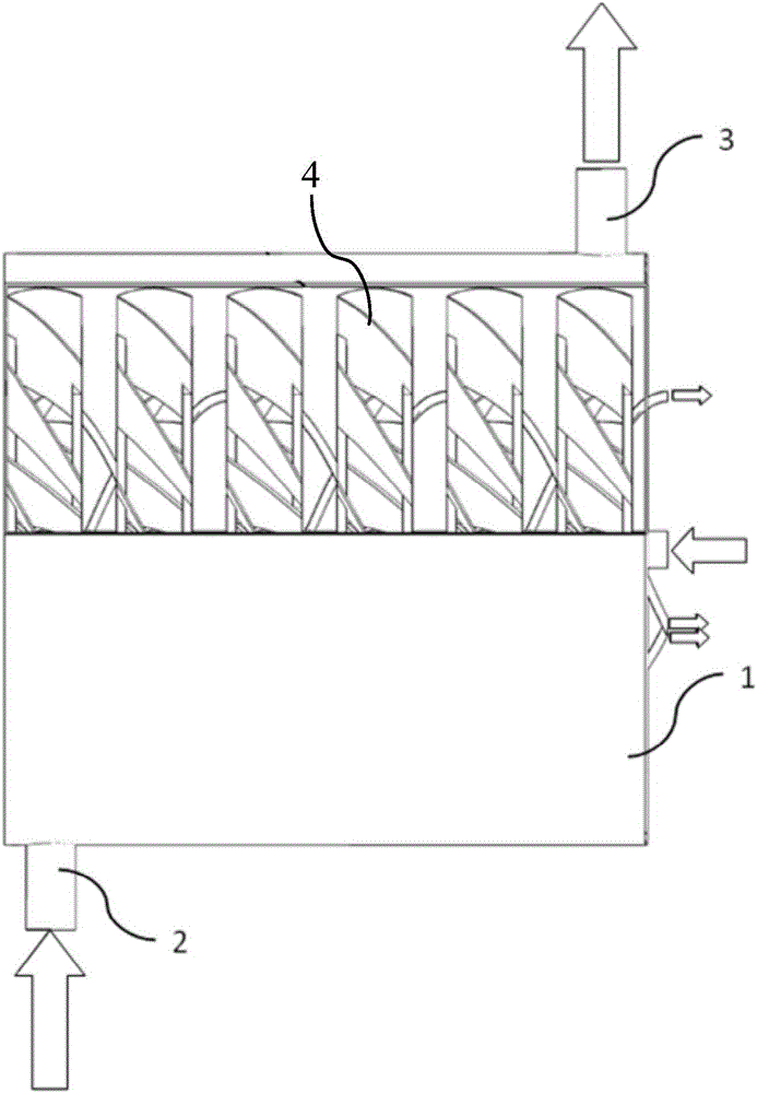 Shell-and-tube heat exchanger with fractal structure