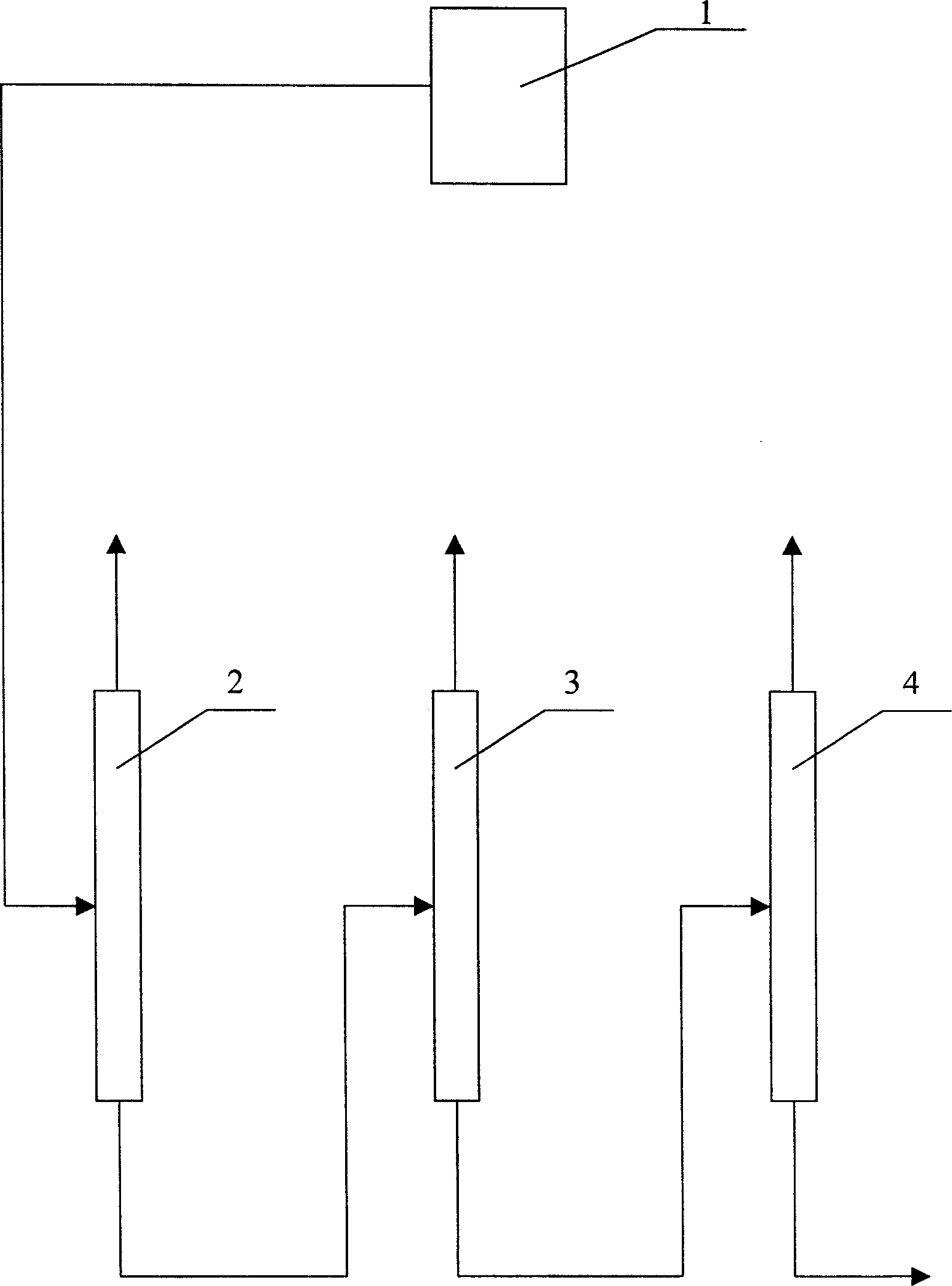 Process for extracting 1-methylnaphthalene and 2-methylnaphthalene from tar