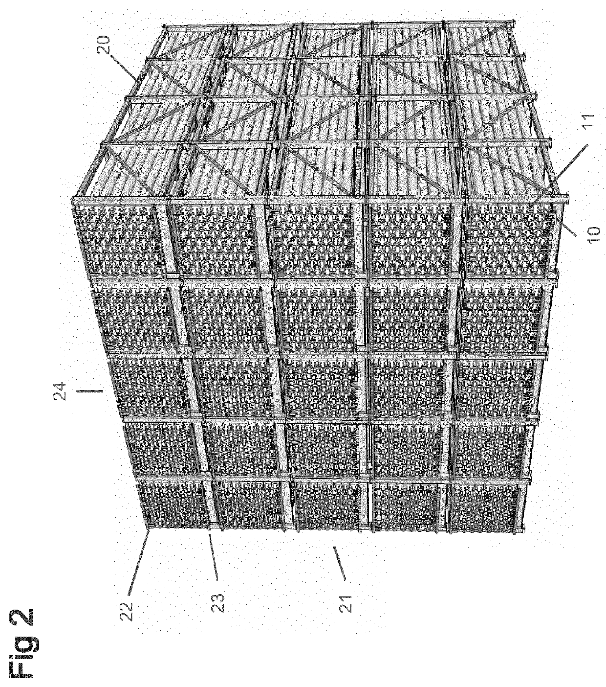 Modular thermal energy storage system, improved method of operation of such systems and use of the thermal energy storage system