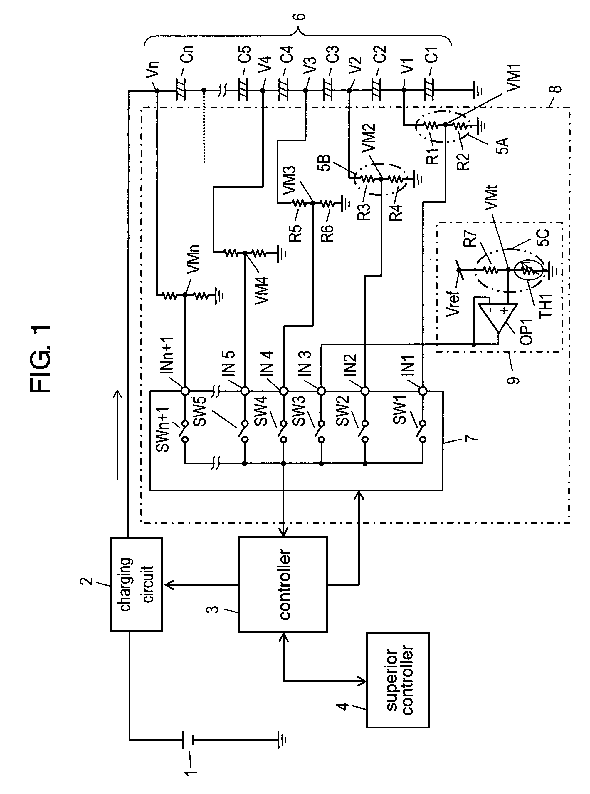 Voltage monitor and electrical storage device using the same