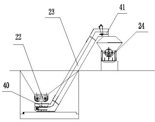 Pre-treatment device used for recycling aluminum scraps