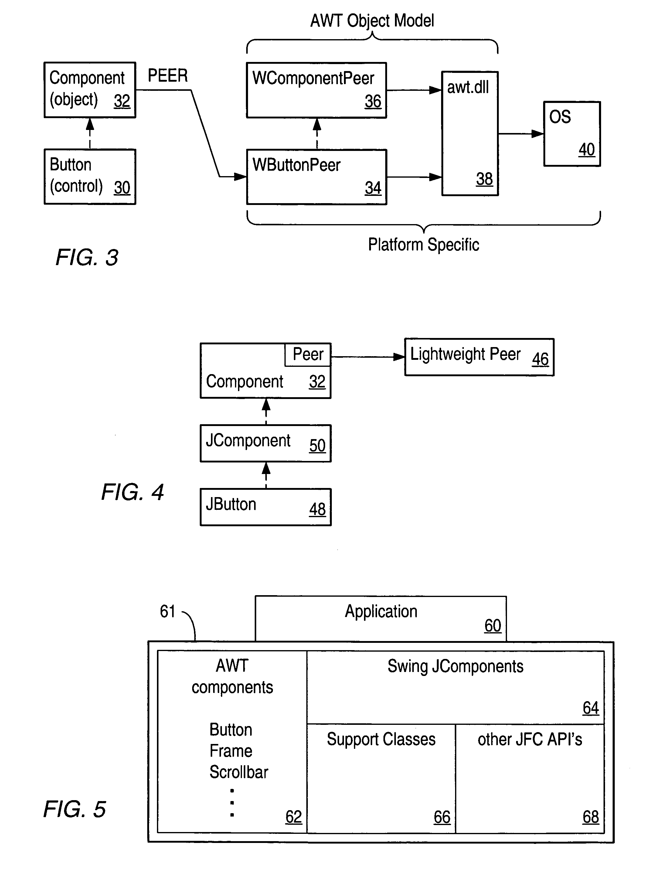 System and method for introducing enhanced features into a java swing application program interface