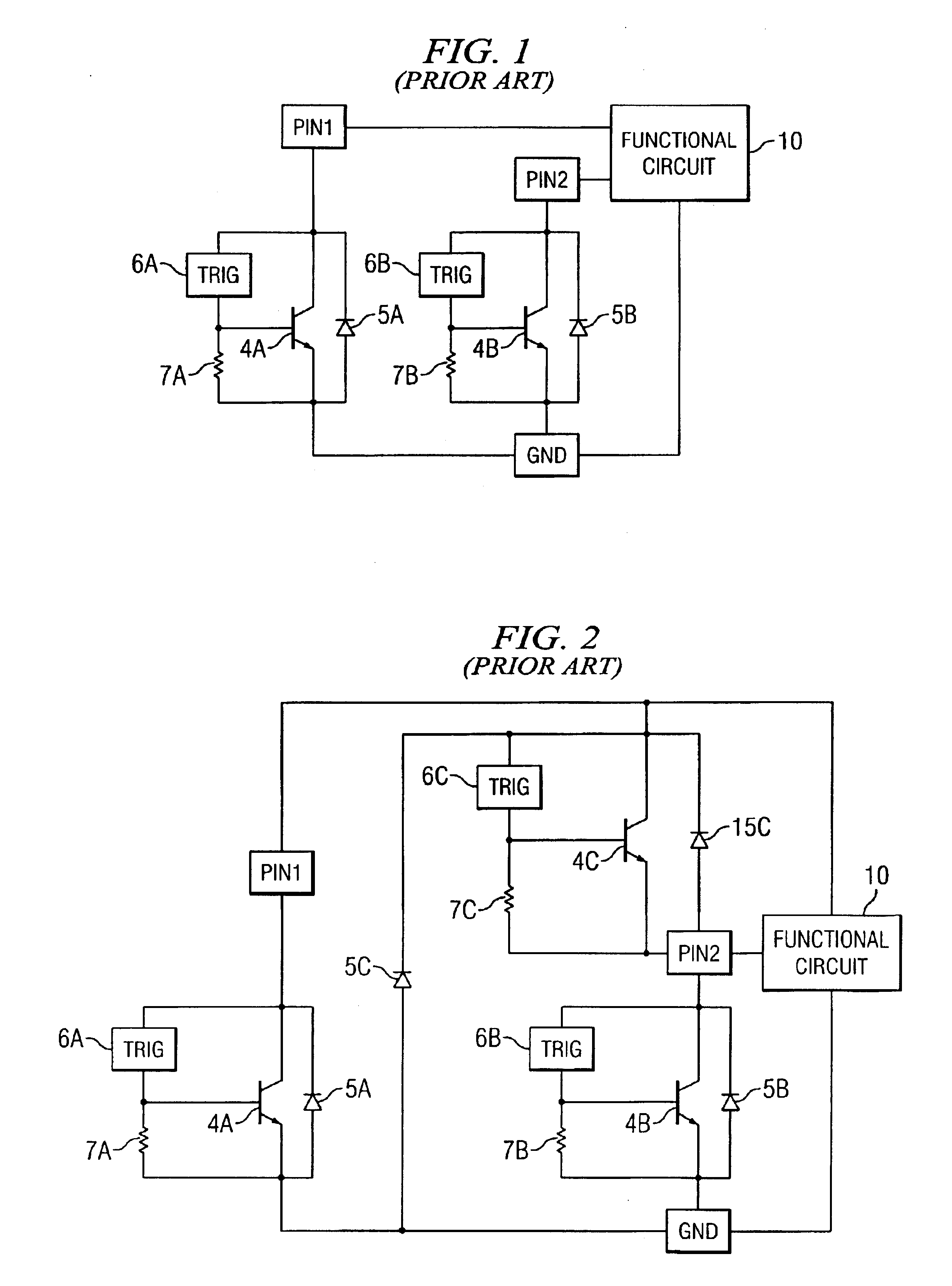 Efficient protection structure for reverse pin-to-pin electrostatic discharge