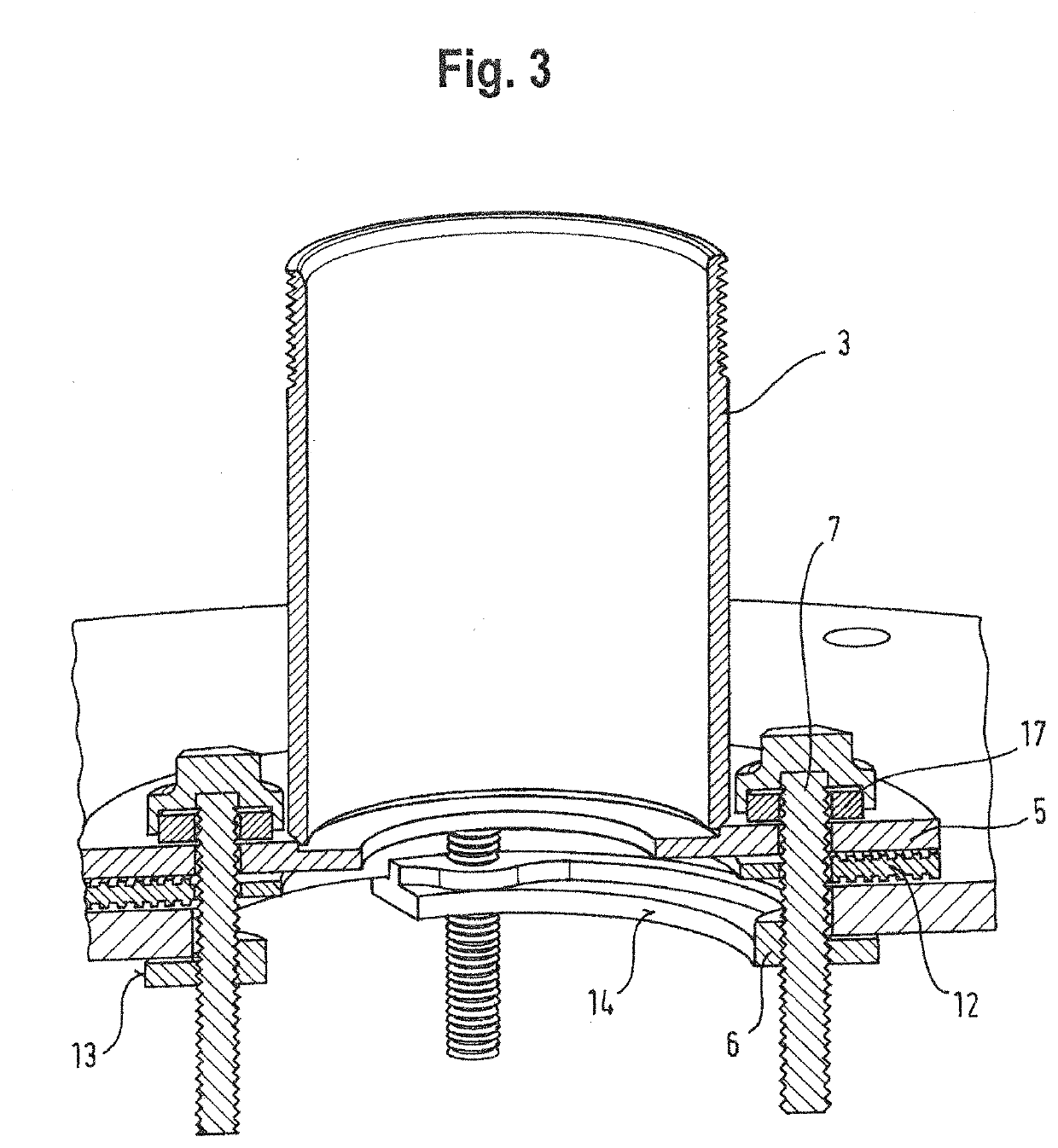 System and method for providing a conduit sealingly to a through-opening in a plate-shaped construction element