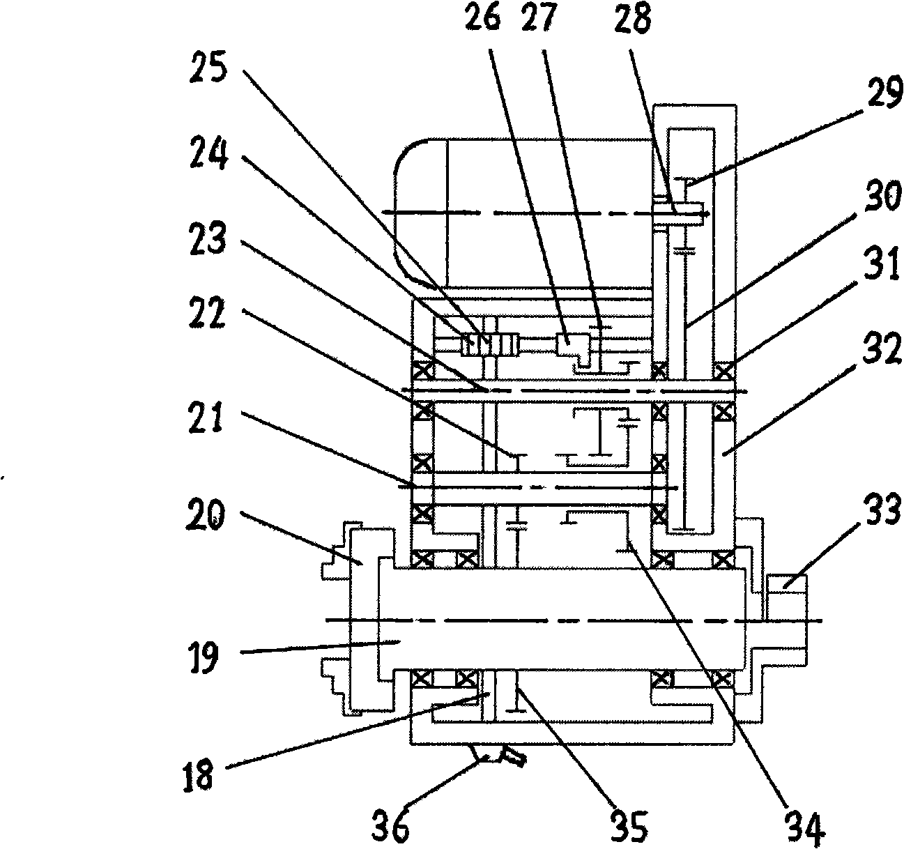 Deep borehole drawing-boring machine tool