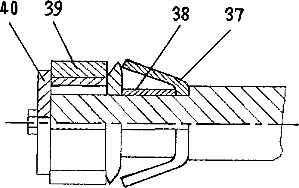 Deep borehole drawing-boring machine tool