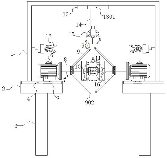 Automatic rotor winding device for motor production