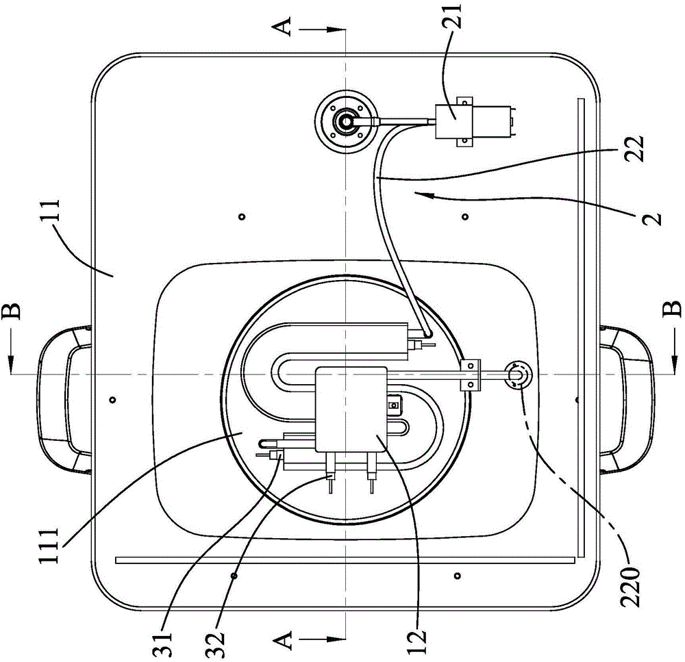 Steam frying and baking device