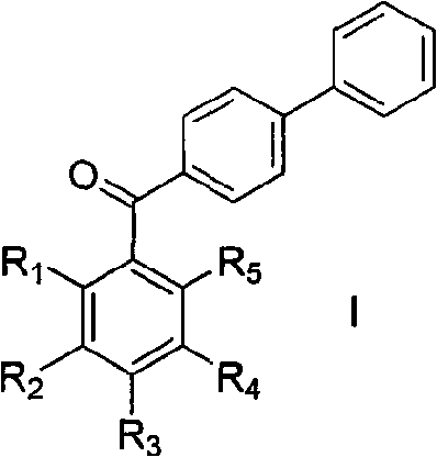 Photoinitiator for ultraviolet light radiation solidification, aromatic ketone compound and method of manufacturing the same