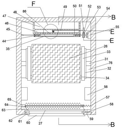 Communication cabinet device integrating photoelectric conversion and fireproof functions